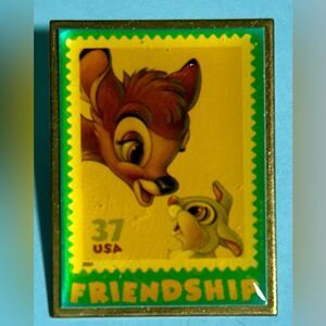 Disney Bambi and Thumper 37c USPS Stamp Pin US Made